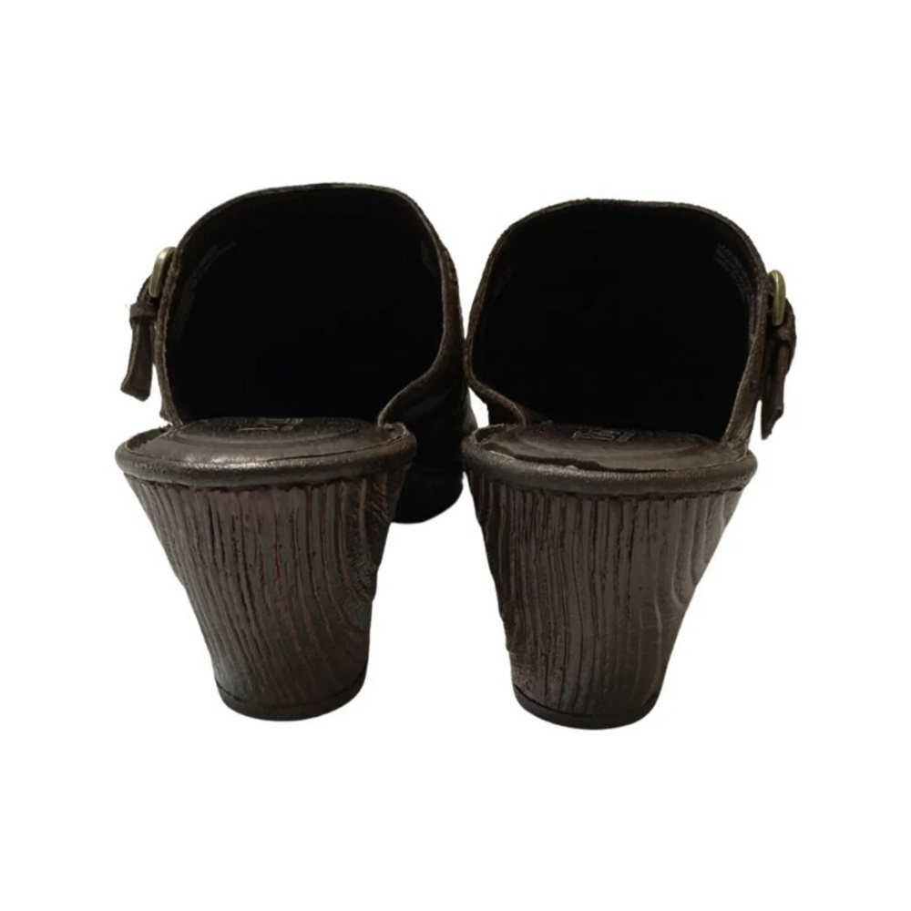 Born Leather Clogs heels size 9.5 Mules - Picture 3 of 5